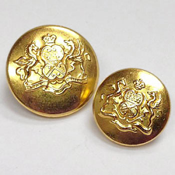 15064 Gold Blazer Button - 2 Sizes